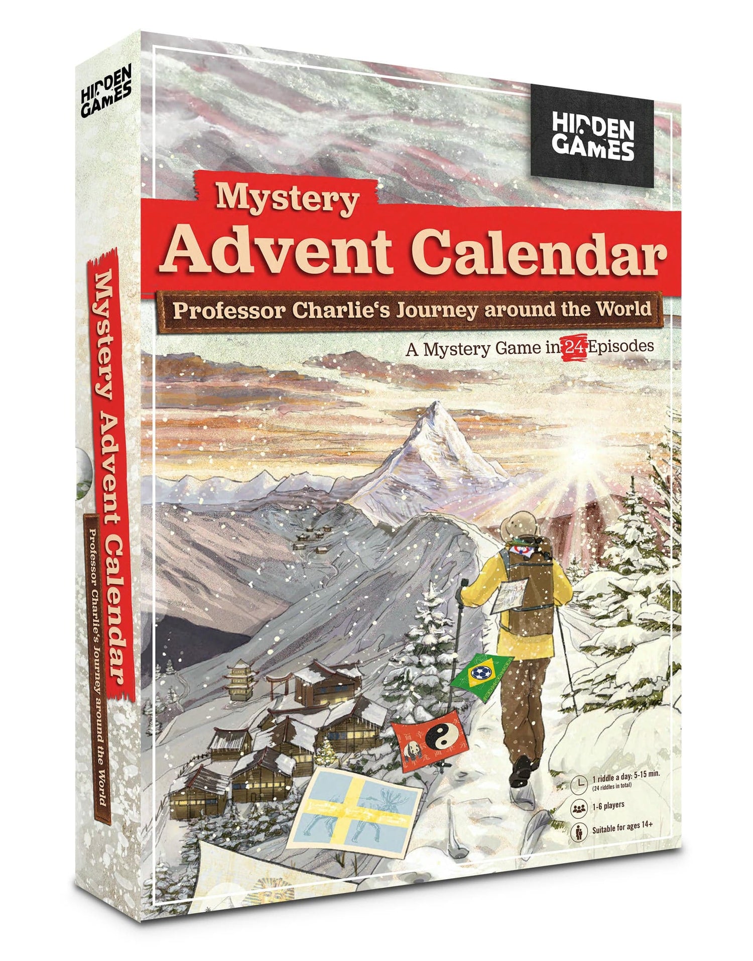 Asmodee Stalo žaidimai Hidden Games Prof Charlie (advent calendar)