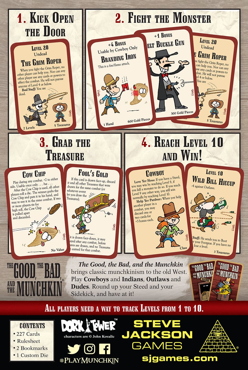 Asmodee Stalo žaidimai The Good, The Bad, and the Munchkin