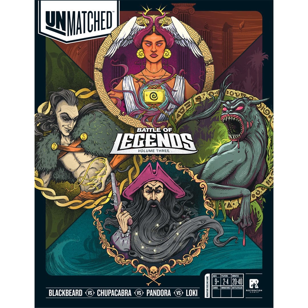 Asmodee Stalo žaidimai Unmatched: Battle of Legends, Vol. 3