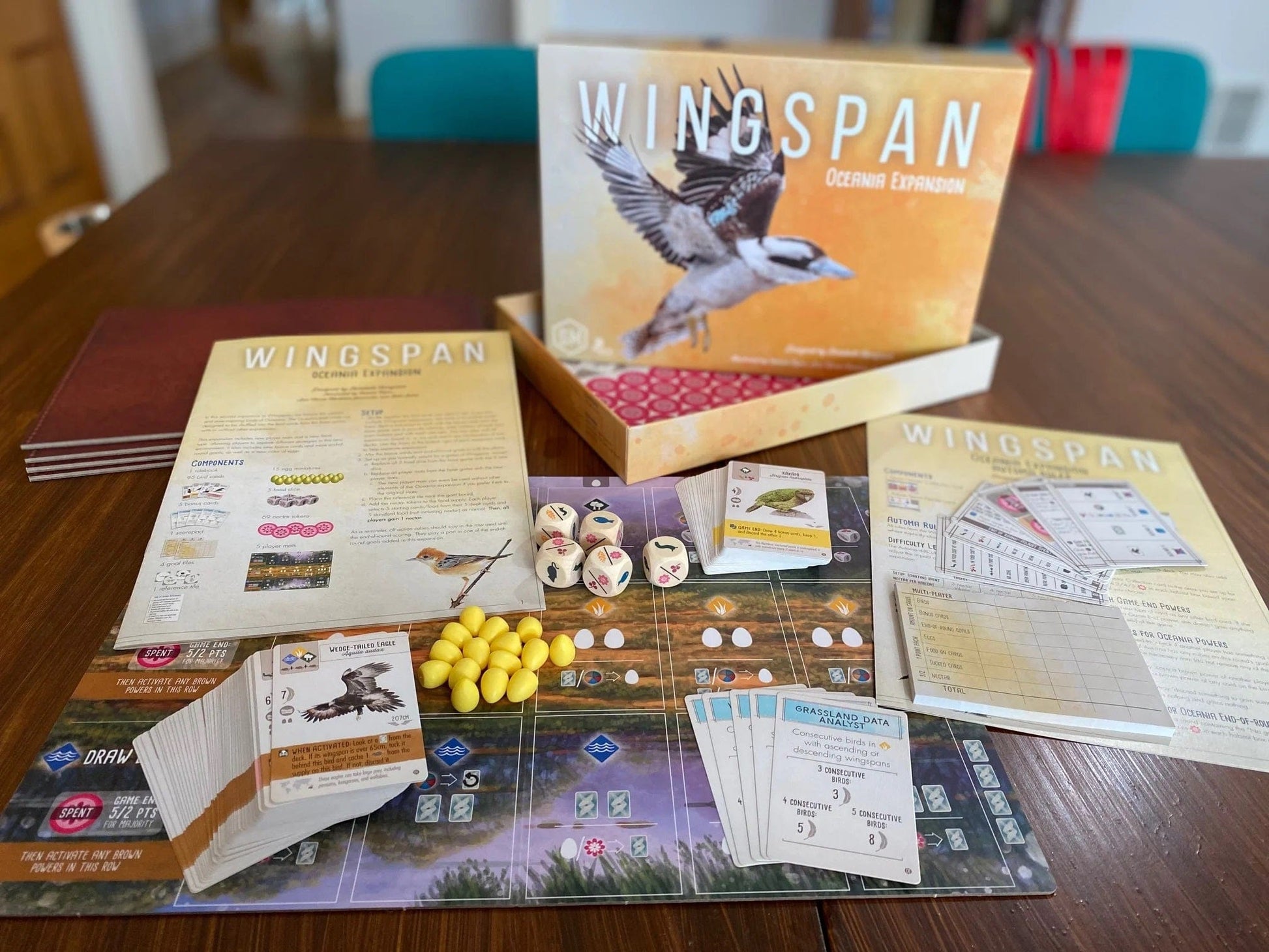 Asmodee Stalo žaidimai Wingspan: Oceania (papildymas)