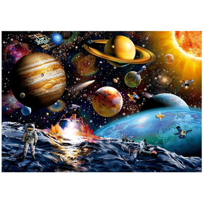 Asteroid Mission, 1000-Universalios dėlionės-Brain Games LT