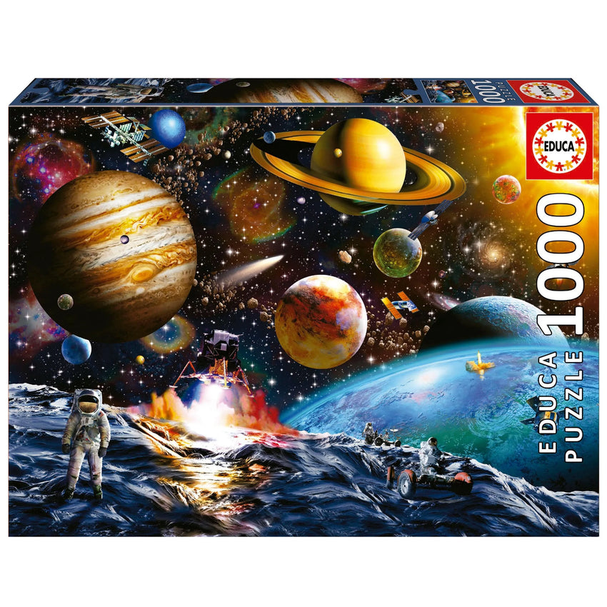Asteroid Mission, 1000-Universalios dėlionės-Brain Games LT