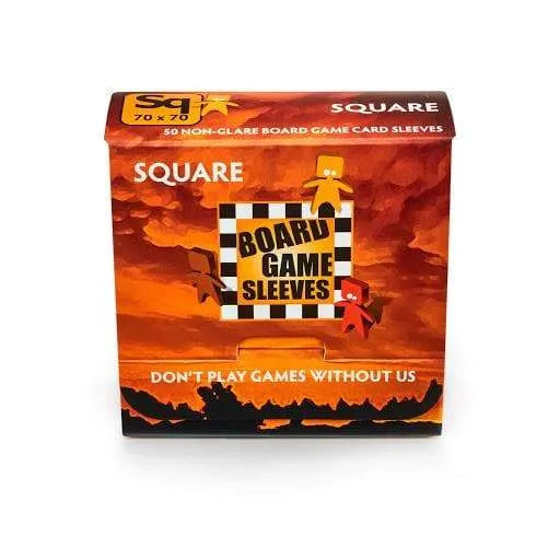 AT BG Sleeves Non-Glare Square (69x69)-Kita-Brain Games LT
