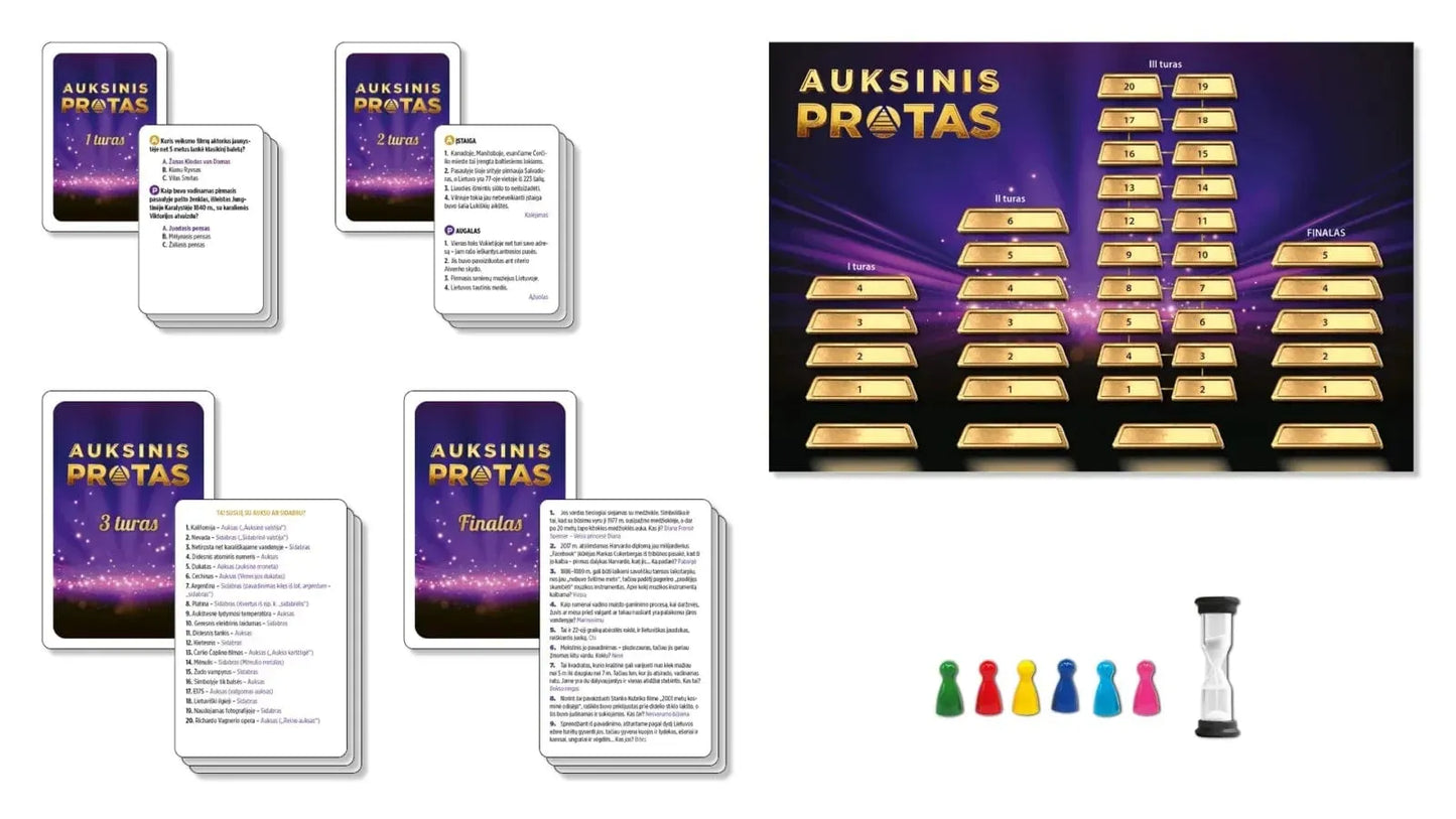 Terra Publica Stalo žaidimai Auksinis protas. Didysis žaidimas. Geriausi 10-mečio klausimai