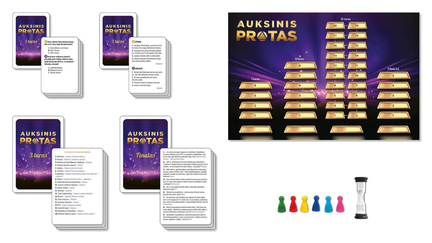Terra Publica Stalo žaidimai Auksinis protas. Didysis žaidimas. Geriausi 10-mečio klausimai