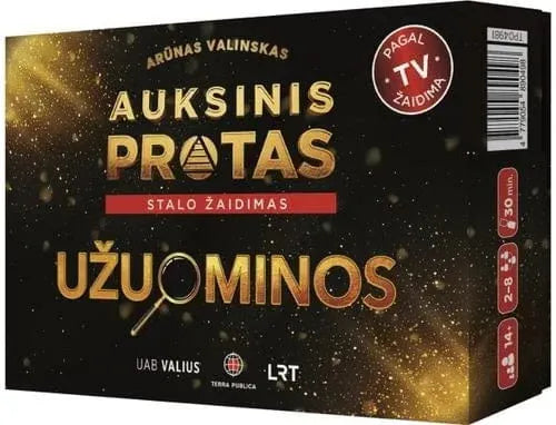 Auksinis protas. Užuominos-Stalo žaidimai-Brain Games LT