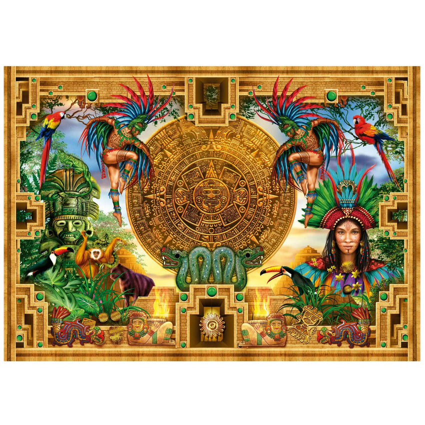 Aztec Mayan Montage, 2000-Universalios dėlionės-Brain Games LT