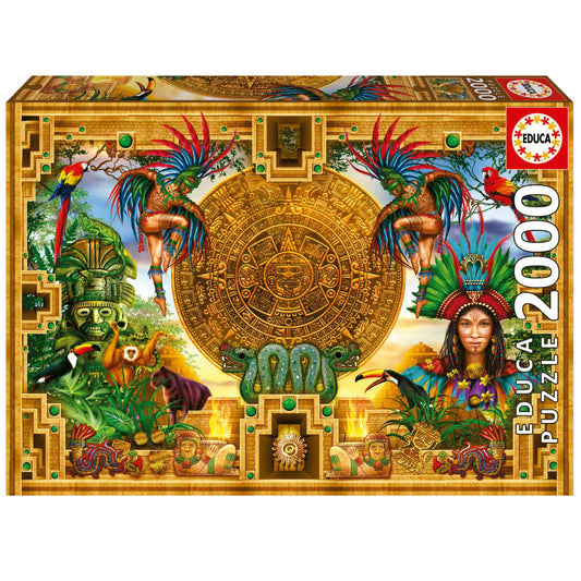 Aztec Mayan Montage, 2000-Universalios dėlionės-Brain Games LT