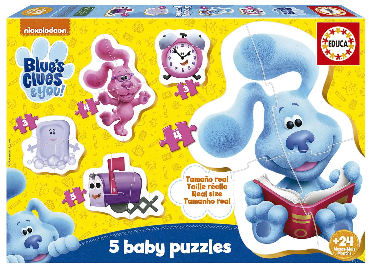 Baby Puzzles Blue´s Clues-Vaikiškos dėlionės-Brain Games LT