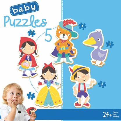 Baby Puzzles Once upon a time-Vaikiškos dėlionės-Brain Games LT