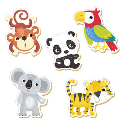Baby Puzzles Wild Fauna-Vaikiškos dėlionės-Brain Games LT
