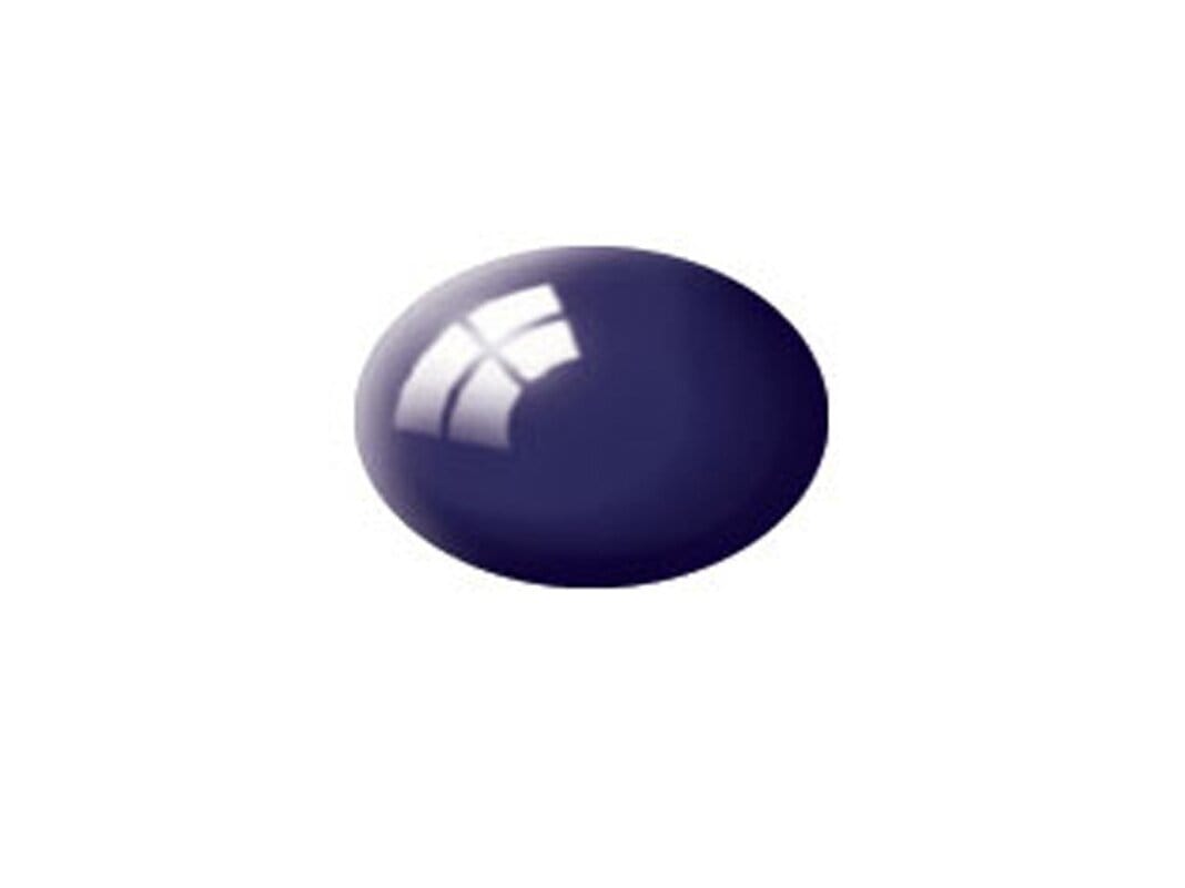 Baksas Modelių dažai Revell - Aqua Color, Night Blue, Gloss, RAL 5022, 18ml, 54