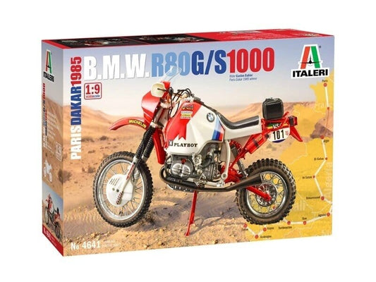 Baksas Surenkami modeliai Italeri - B.M.W. R80 G/S 1000 Paris Dakar 1985