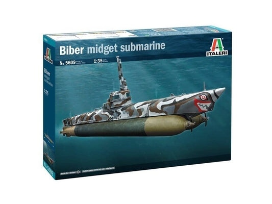 Baksas Surenkami modeliai Italeri - Biber Midget Submarine