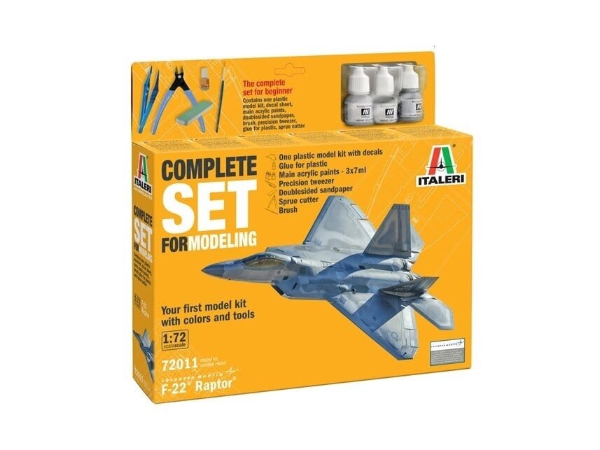 Baksas Surenkami modeliai Italeri - F-22 Raptor