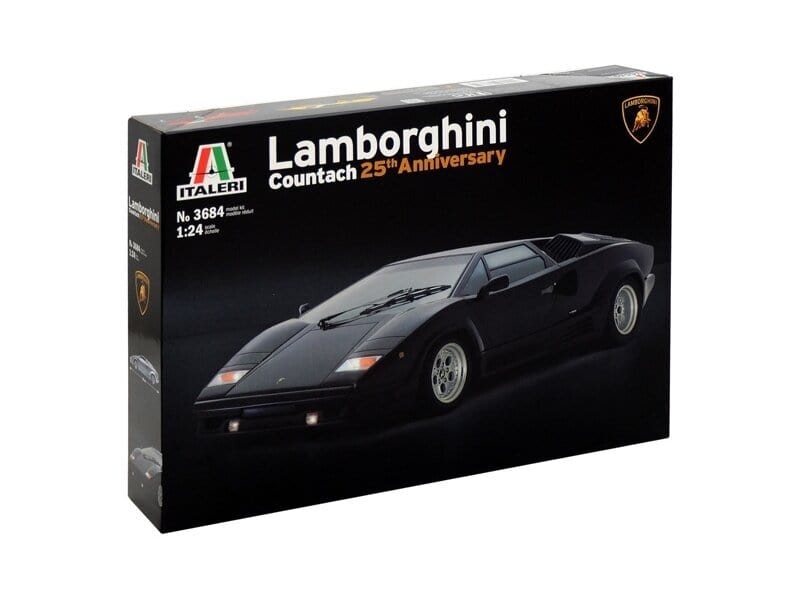 Baksas Surenkami modeliai Italeri - Lamborghini Countach 25th Anniversary