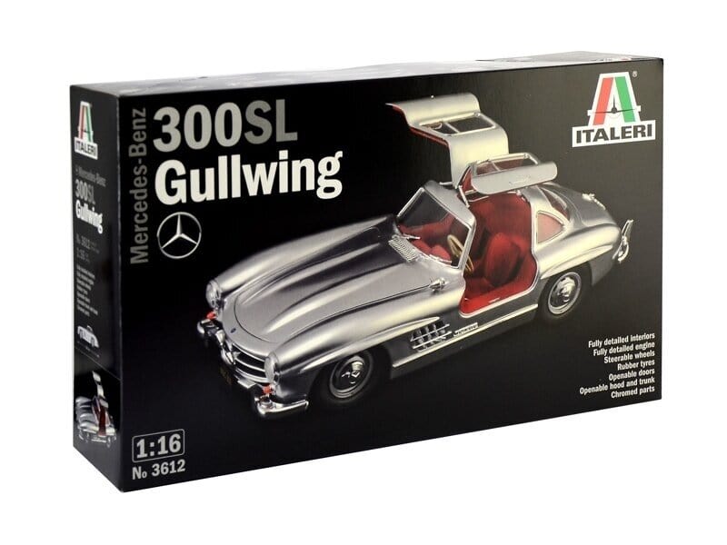 Baksas Surenkami modeliai Italeri - Mercedes-Benz 300SL (W198) Gullwing