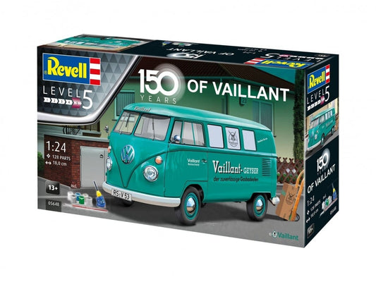 Baksas Surenkami modeliai Revell - 150 years of Vaillant Volkswagen T1 Bus