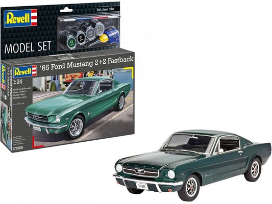 Baksas Surenkami modeliai Revell - 1965 Ford Mustang 2+2 Fastback