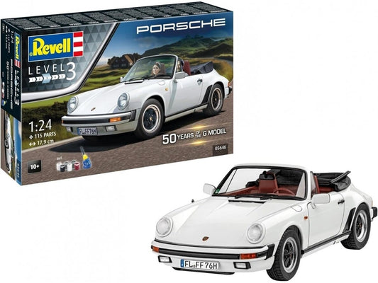 Baksas Surenkami modeliai Revell - 50 Years of Porsche 911 G-Model Porsche 911 Carrera Cabrio
