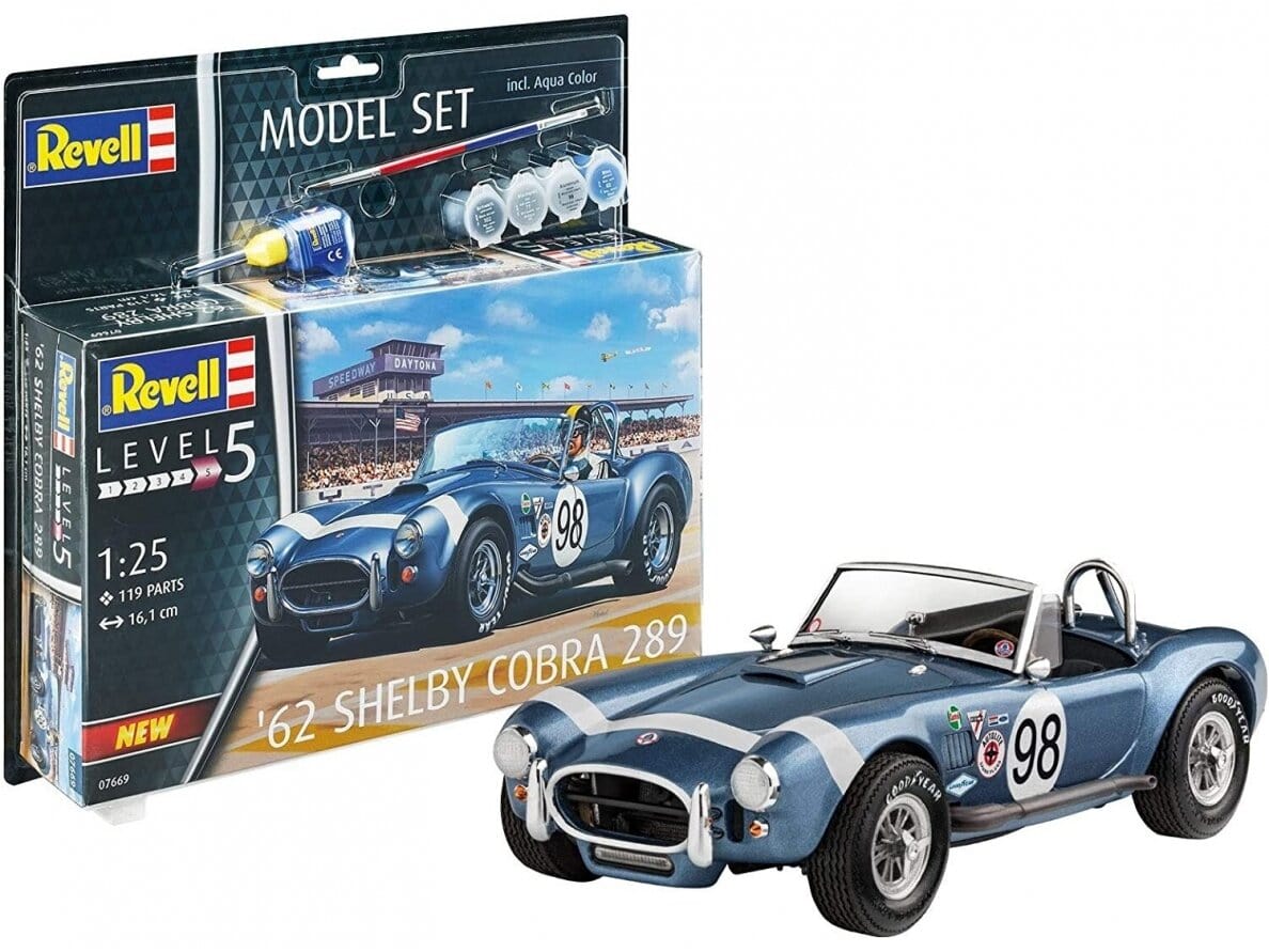 Baksas Surenkami modeliai Revell - '62 Shelby Cobra 289