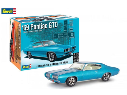 Baksas Surenkami modeliai Revell - 69 Pontiac GTO The Judge 2N1