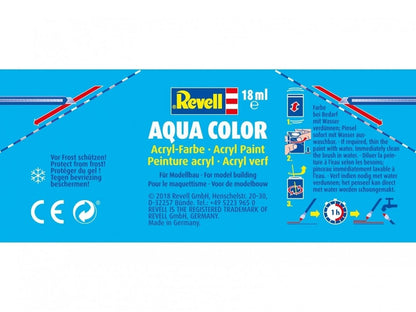 Baksas Surenkami modeliai Revell - Aqua Color, Tar Black, Matt, 18ml