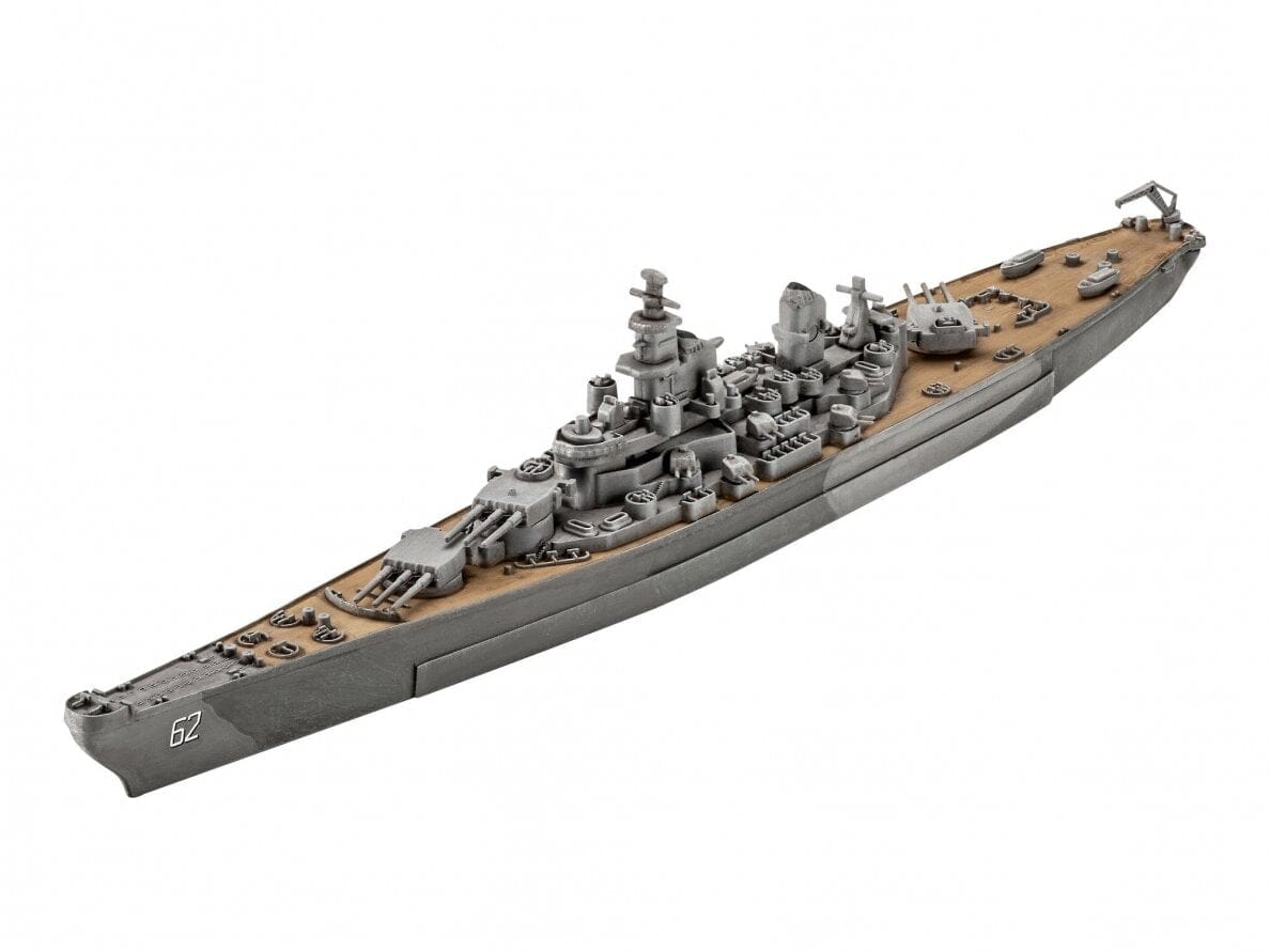 Baksas Surenkami modeliai Revell - Battleship USS New Jersey, 1/1200