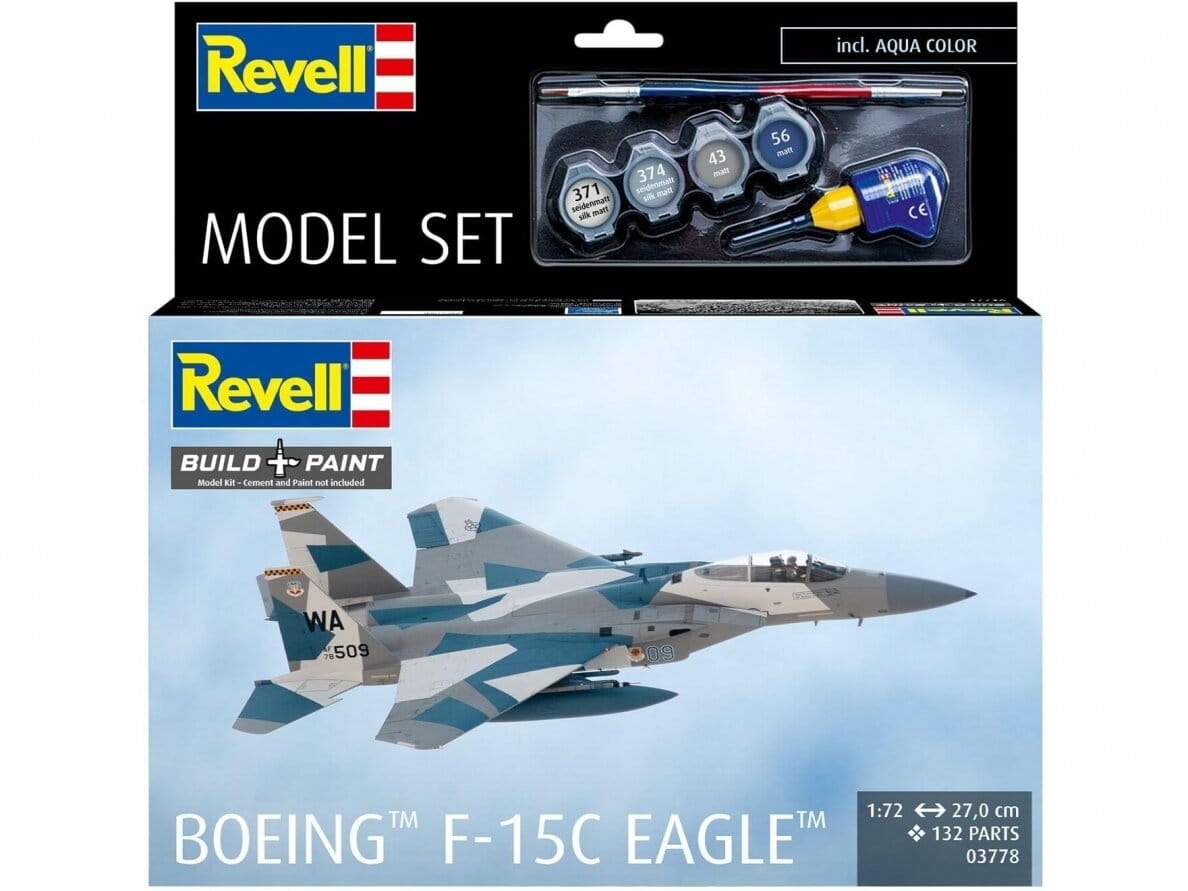 Baksas Surenkami modeliai Revell - Boeing F-15C Eagle, 1/72