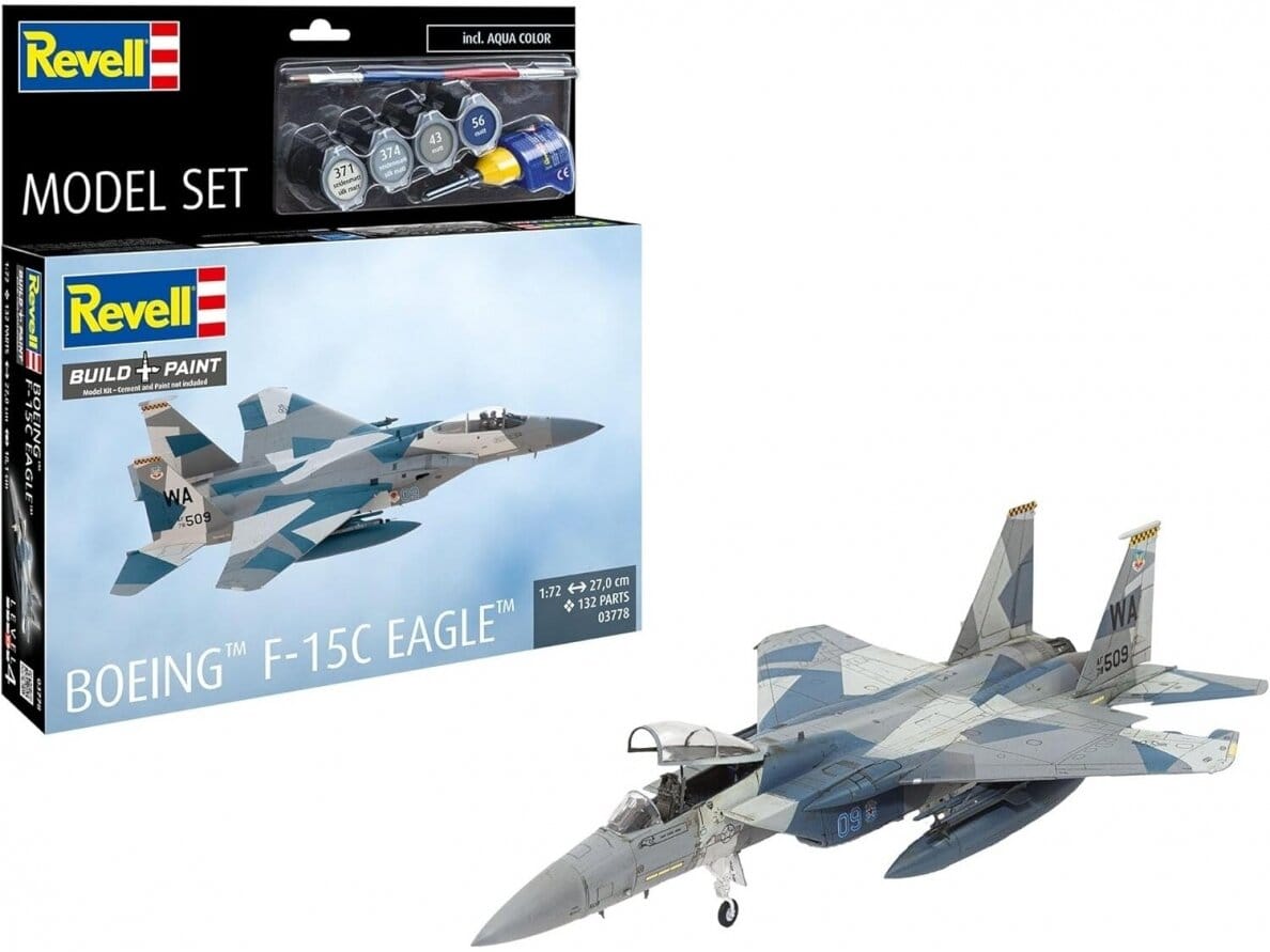 Baksas Surenkami modeliai Revell - Boeing F-15C Eagle, 1/72