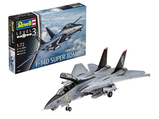 Baksas Surenkami modeliai Revell - Grumman F-14D Super Tomcat