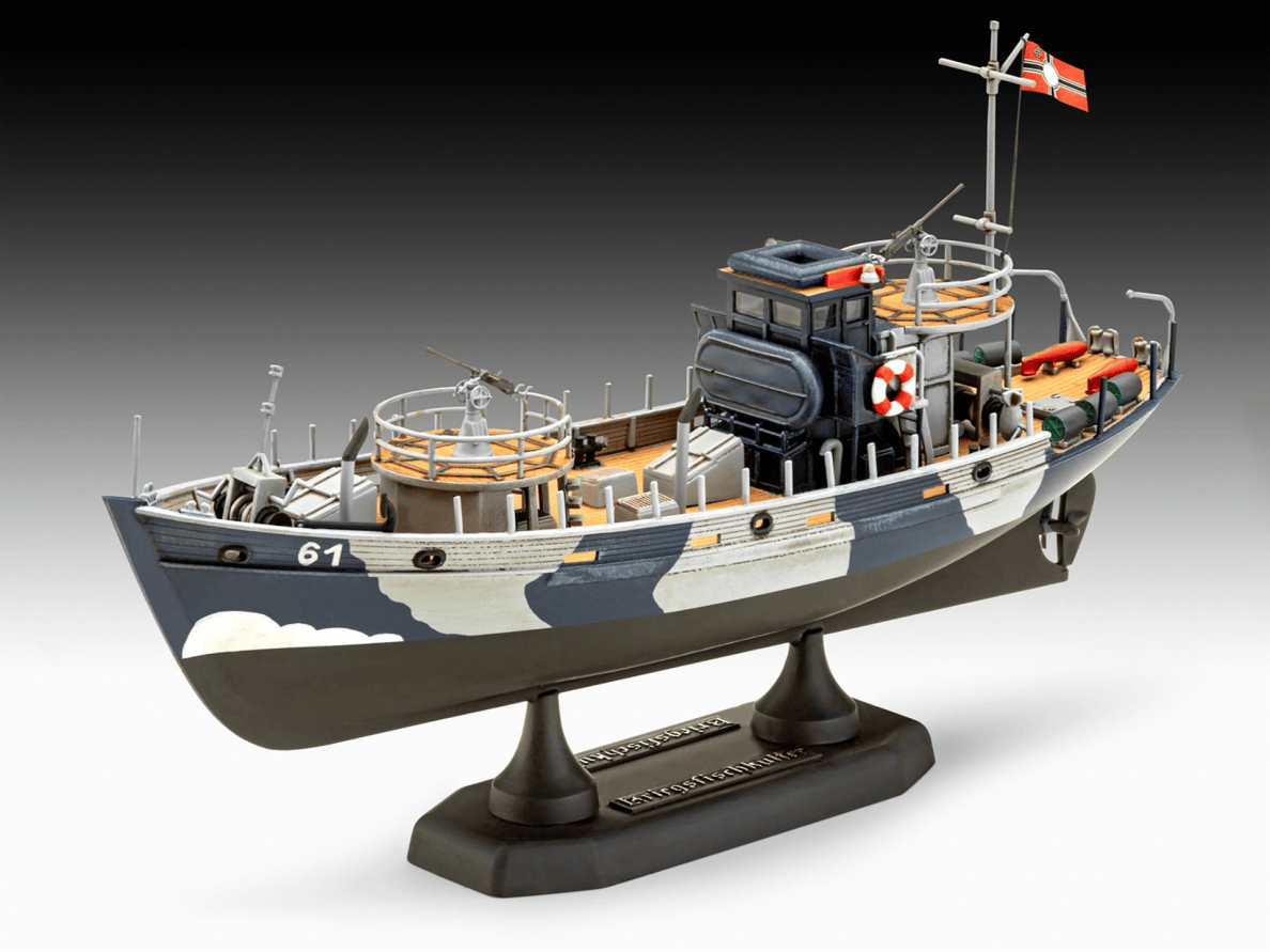Baksas Surenkami modeliai Revell - KFK (Kriegsfischkutter), 1/144