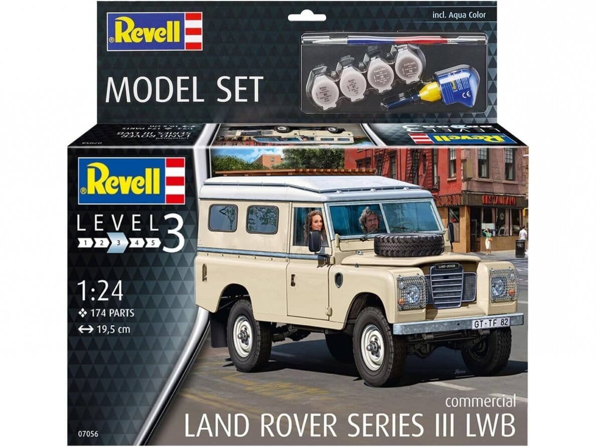 Baksas Surenkami modeliai Revell - Land Rover Series III LWB