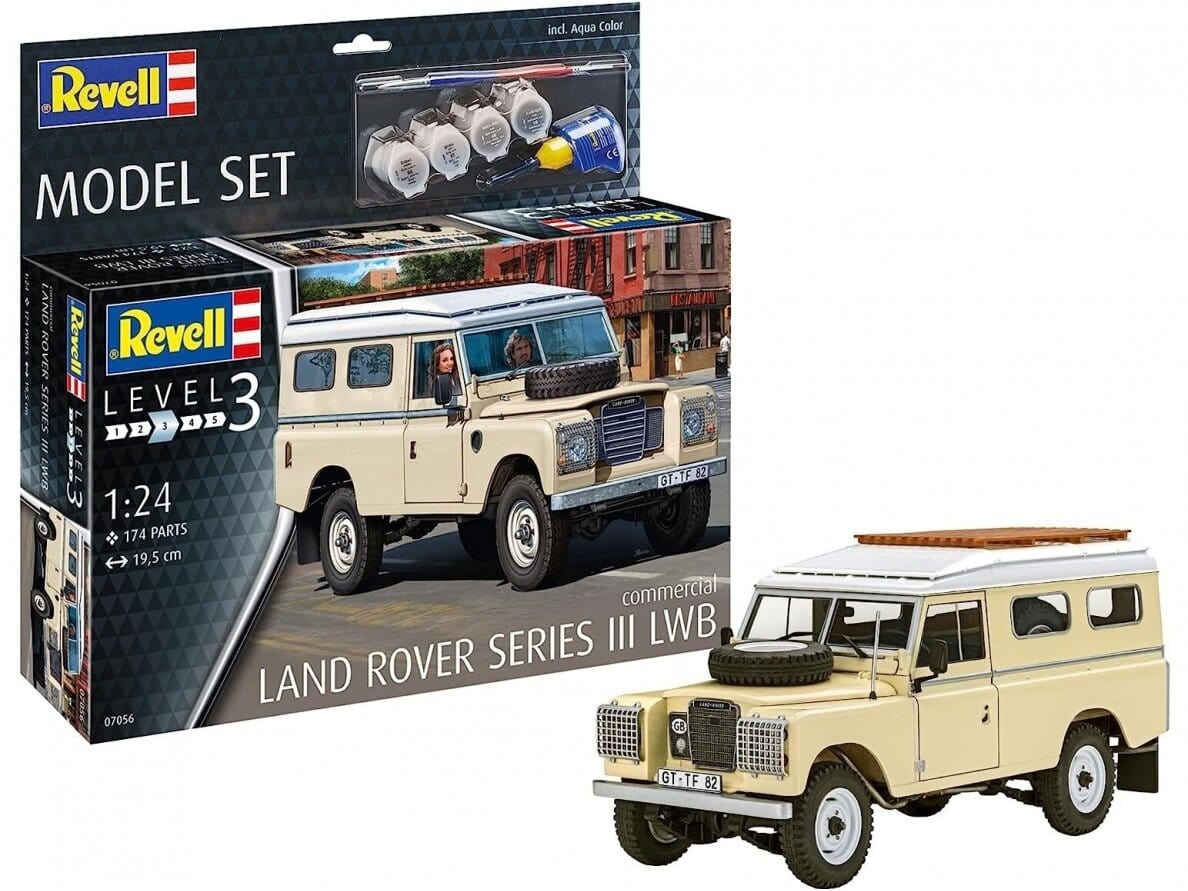 Baksas Surenkami modeliai Revell - Land Rover Series III LWB