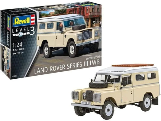 Baksas Surenkami modeliai Revell - Land Rover Series III LWB Commercial