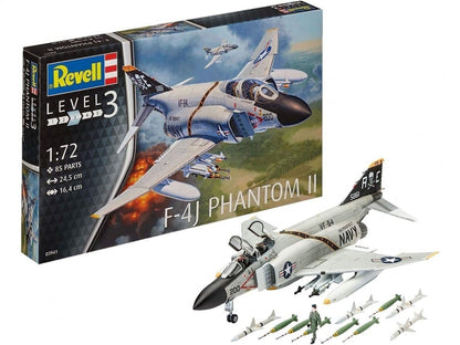 Baksas Surenkami modeliai Revell - McDonnell Douglas F-4J Phantom II