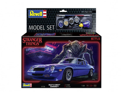 Baksas Surenkami modeliai Revell - "Stranger Things" Billy's 1979 Chevy Camaro Z-28, 1/24
