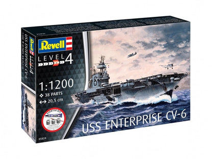 Baksas Surenkami modeliai Revell - USS Enterprise CV-6, 1/1200