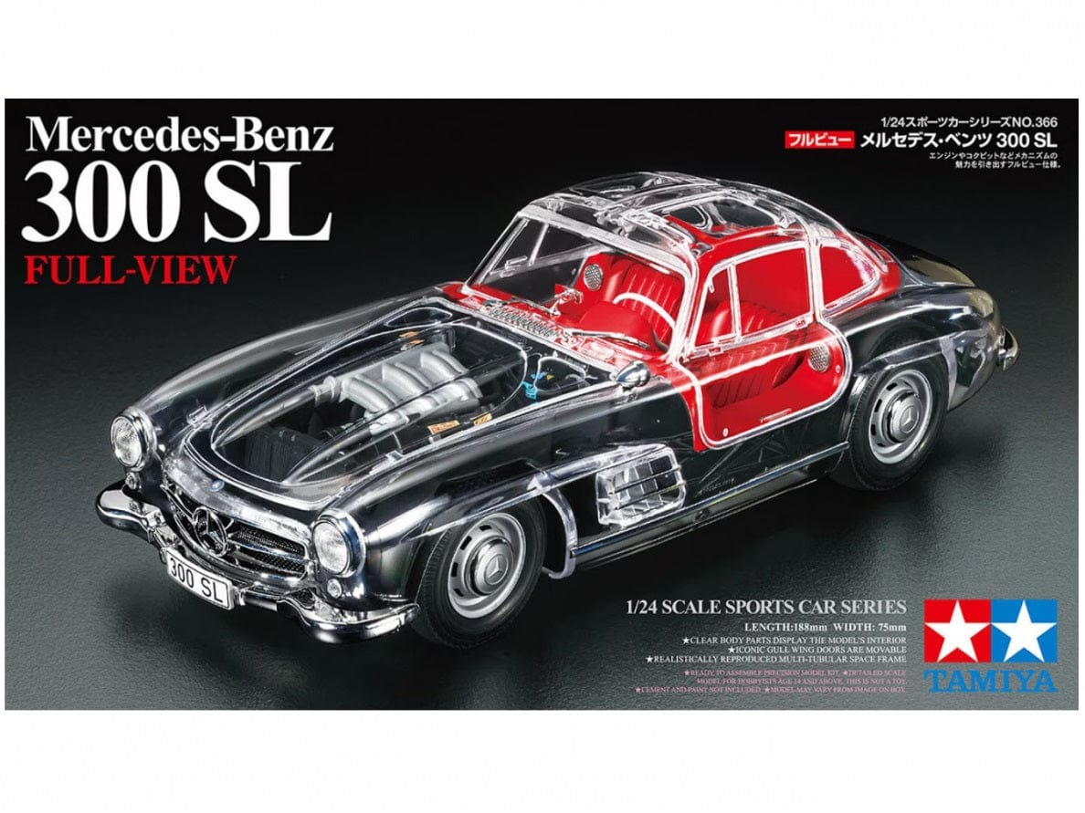 Baksas Surenkami modeliai Tamiya - Mercedes-Benz 300SL