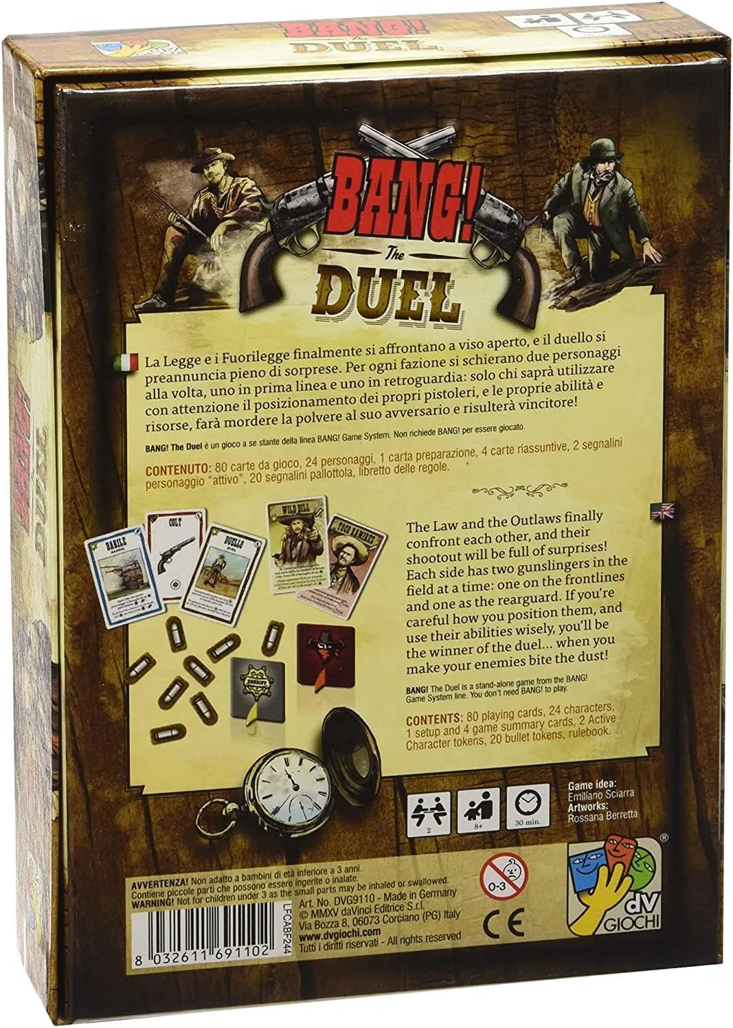 Bang! The Duel-Stalo žaidimai-Brain Games LT