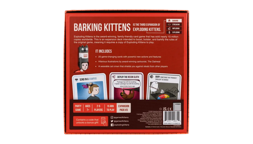 Barking Kittens (papildymas)-Stalo žaidimai-Brain Games LT