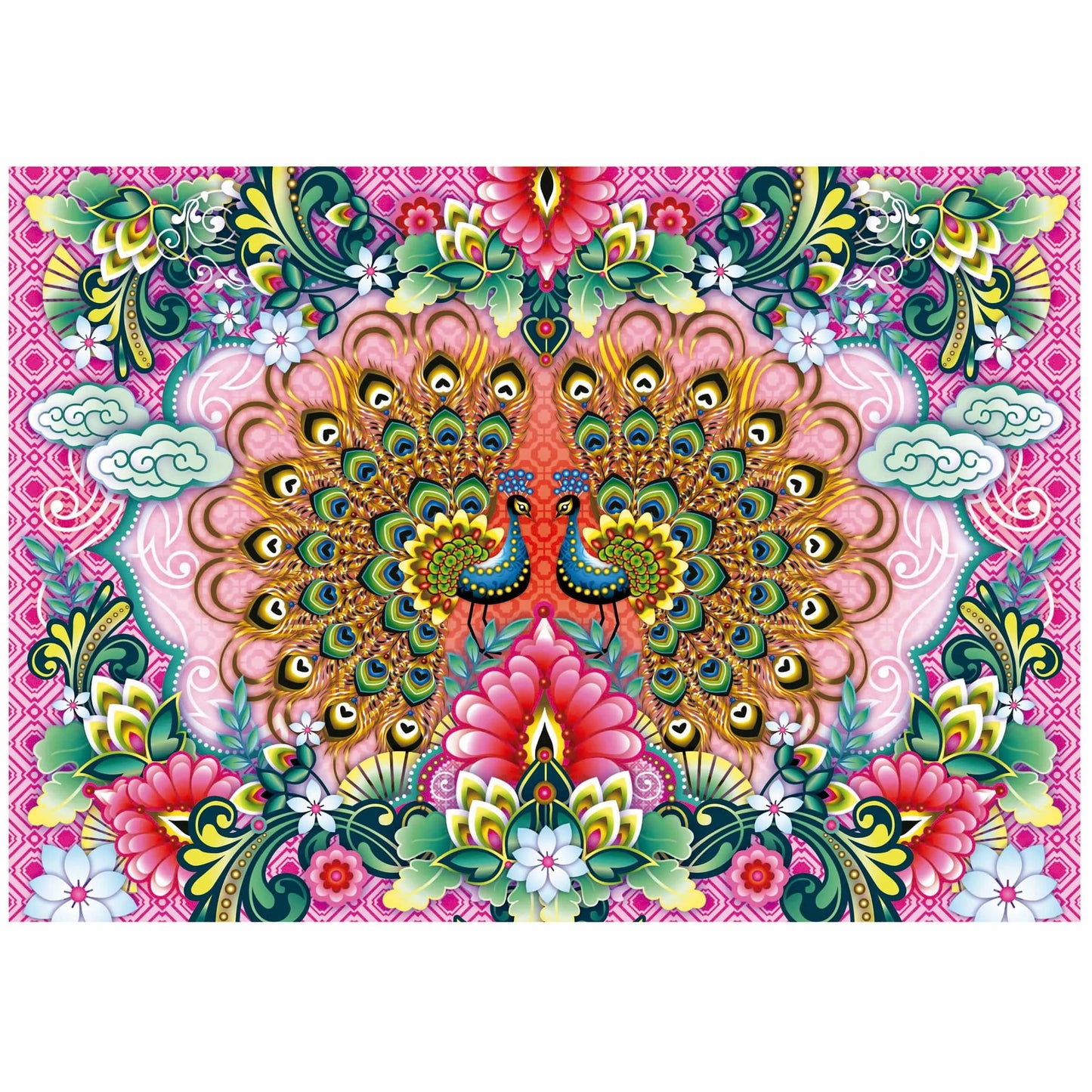 Bengal Peacocks, 1500-Universalios dėlionės-Brain Games LT