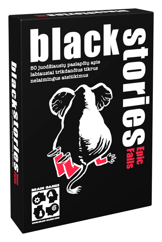 Black Stories Epic Fails LT-Stalo žaidimai-Brain Games LT
