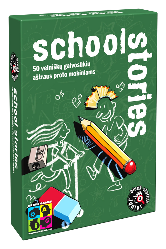 Black Stories Junior: School Stories-Stalo žaidimai-Brain Games LT