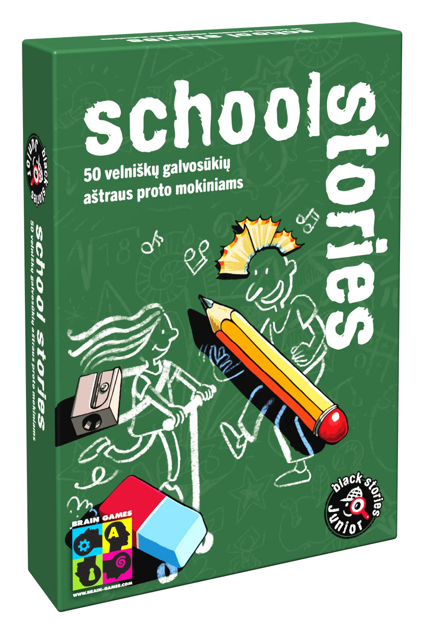 Black Stories Junior: School Stories-Stalo žaidimai-Brain Games LT