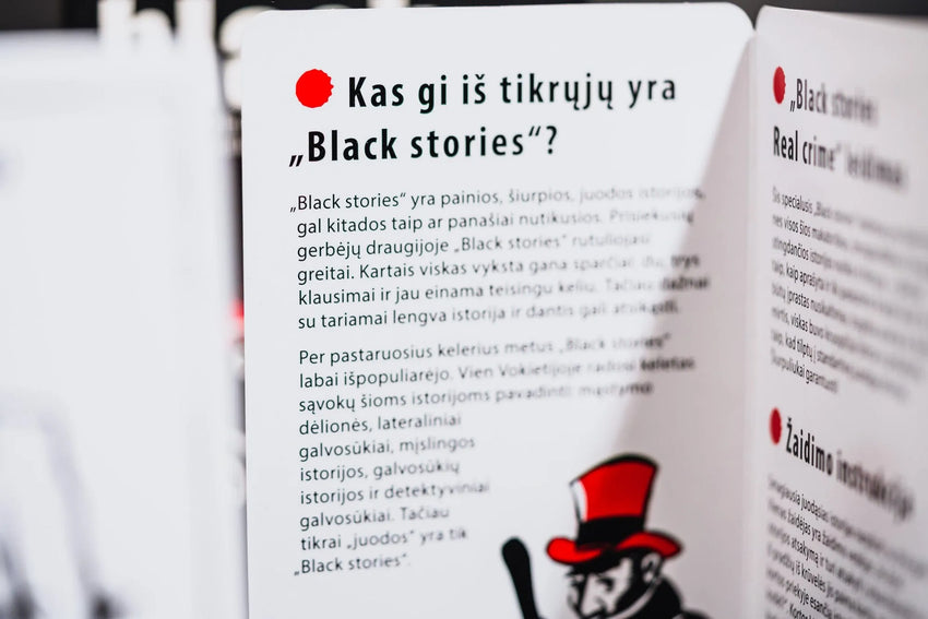 Black Stories Real Crime-Stalo žaidimai-Brain Games LT