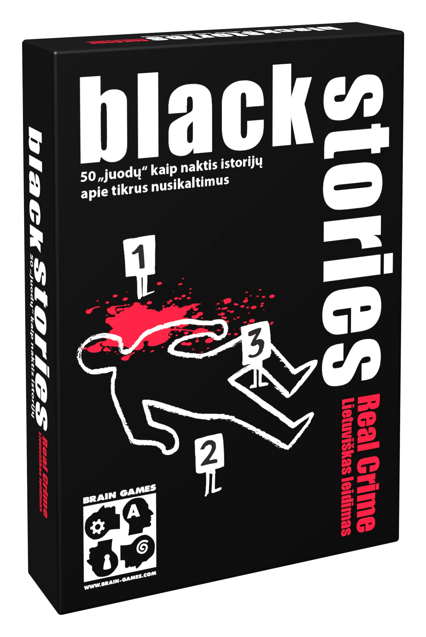 Black Stories Real Crime-Stalo žaidimai-Brain Games LT