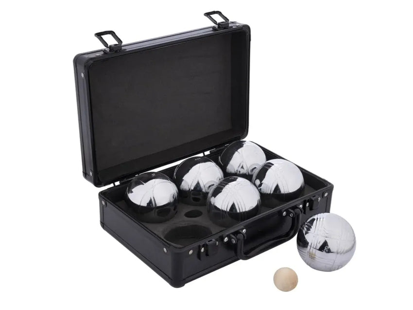 Engelhart Handelsonderneming B.V. Lauko žaidimai Boules 6 balls in black aluminium case