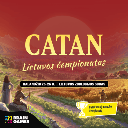 Brain Games LT gift card Gift Cards Lietuvos CATAN čempionatas - dalyvio bilietas