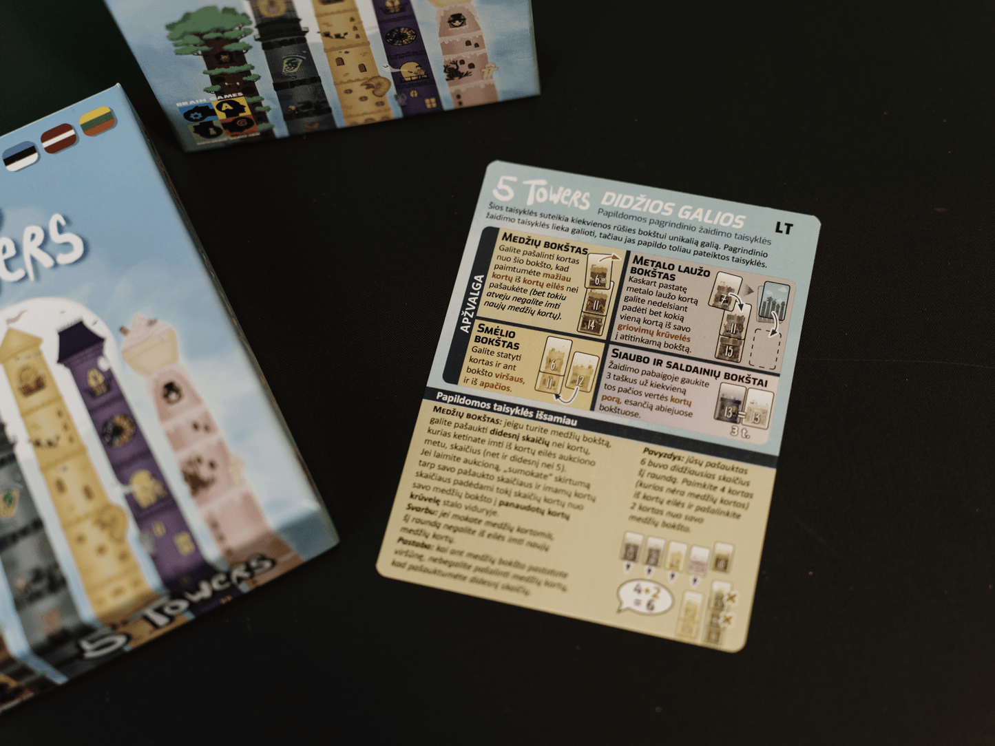 Brain Games LT Stalo žaidimai 5 Towers